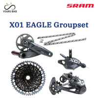 SRAM X01 XO1 EAGLE 1x12 12 Speed Groupset Dub Kit 32T 34T Trigger Shifter Rear Derailleur 10-52T Cassette Chain Crankset