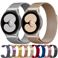 20mm 22mm Strap for Samsung Galaxy watch 6/4/5/5Pro 44mm/40mm/Active 2 Magnetic loop Bracelet Galaxy Watch 4/6 classic 47mm 43mm