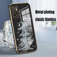 pohon Natal phone case for Xiaomi Poco M3 Pro 4G[5G],Christmas tree pattern,cute,TPU material,Christ