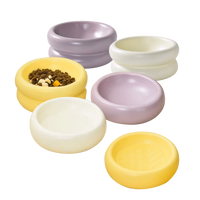 HIDREAM 甜甜圈陶瓷寵物碗 單 / 雙層 3色 - 艾爾發寵物 Alphapetstw