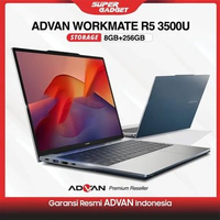 Advan Workmate R5 3500U FHD+ RAM 8GB SSD 256GB Laptop 14 inch