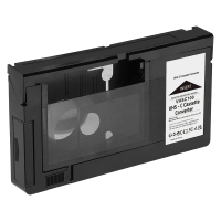 VHS-C Cassette Adapter สำหรับ VHS-C SVHS กล้องวิดีโอ JVC RCA Panasonic Motorized VHS Cassette Adapter สำหรับ8มม. Minidv Hi8สีดำ