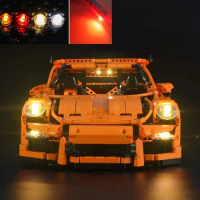 USB Light Kit for Lego Technic 911 GT3 RS Car 42056 Brick Building Blocks-(Not Included Lego Model)