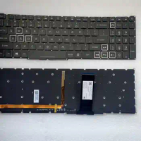 New English International For ACER Nitro 5 AN515-54 AN515-55 AN515-44 AN517-52 Backlight RGB White Notebook Laptop Keyboard