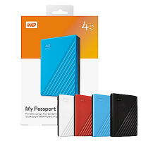 [限量搶購]WD My Passport 4TB 2.5吋行動硬碟 多色可選