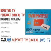 Daimaru WB58DM sp Booster Penguat Sinyal Antenna TV UHF / VHF