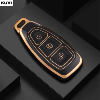 NEW TPU Car Remote Key Case Shell Cover Fob For Ford Focus 3 4 ST Mondeo MK3 MK4 Fiesta Fusion Kuga 2013 2014 2015 2017 2018