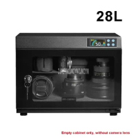 28L Full Automatic Electronic Dry Cabinet Box SLR Camera Lens Dehumidify Drying Moistureproof Touch LED Display Screen