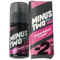 Liquid Saltnic Minus Two Fruity Series 30MG 30ML By Vapepackers STRAWBERRY CANDY