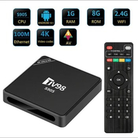 TV98 TV Box 1G+8G Set Top Box S9054K Android 12 Smart TV Box RJ45 10M 100M TV98 Media Player