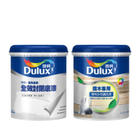 【得利】平光 木材專用水性調合漆組（2公升裝組）(木器漆)