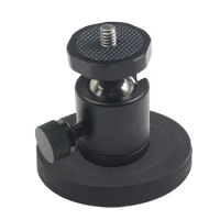 Strong Magnetic Suction Ballhead Base for Tripod Monopods Quick Install Tripod Head Clamp for GoPro Camera Osmo Pocket Gimbal