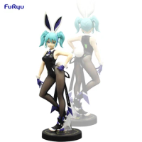 Furyu BiCute Bunnies Figure Hatsune Miku Cool Bunny Girl Violet Ver. PVC 30CM Anime Action Figures Model Collection Toy