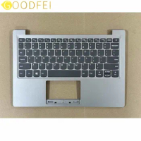 New Original For Lenovo Ideapad 120S-11IAP Notebook Palmrest Upper Case Keyboard C Cover Silver English 5CB0P98295