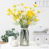小雛菊仿真花洋甘菊假花花束餐桌客廳擺花裝飾花手捧花高檔小菊花