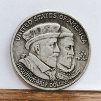 胡格諾派--瓦隆人三百周年半美元紀念銀幣 外國錢幣仿古幣50美分