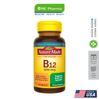 Viên Uống Nature Made Vitamin B12 1000mcg/2500mcg Bổ Sung Vitamin B12 - 75 Viên/60 Viên