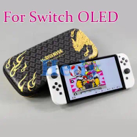 1PC For Nintendo Switch OLED Console Storage Bag Game Theme Slate Waterproof Hard Case with 12 Card Slots For Switch Pro