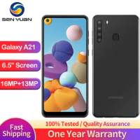 Samsung Galaxy A21 A215U 4G Mobile Phone 6.5'' 3GB RAM 32GB ROM OctaCore Andriod SmartPhone 16MP+8MP+2MP+13MP CellPhone