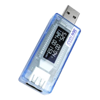【職人工具】185-USBVA+電流表 電量監測 測電流 電池容量測試儀(USB電壓電流檢測儀 4合1多功能電流檢測器)