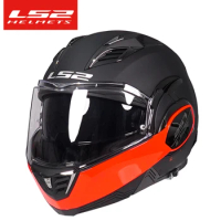 Original LS2 FF900 Valiant II 180 Degree Flip Up Full Face Back Somersault Helmets Capacete ls2 Casco Moto Casque
