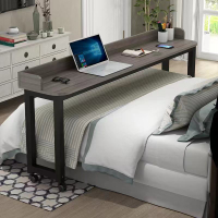 跨床桌 床上桌 床桌子 可行動電腦桌台式家用臥室床上書桌現代簡約跨床桌懶人桌『ZW9008』