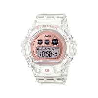 CASIO 卡西歐 G-SHOCK 時尚晶透電子錶-玫瑰金_GMD-S6900SR-7_46mm
