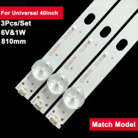 3V 810mm Led Tv Backlight Strip Bar for Universal 40inch 8lamps 3pcs/set Tv Repair Spare Parts