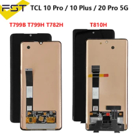 Original AMOLED For TCL 20 Pro 5G T810H LCD Screen Display Touch Screen Digitizer For TCL 10 Pro T799B T799H 10 Plus T782H LCD