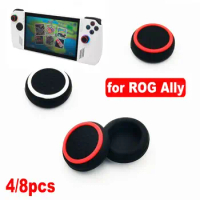 4/8pcs Rocker Caps Silicone Joystick Cover Handheld Console Game Controller Stick Thumb Grip Anti Slip for Asus ROG Ally