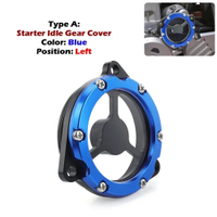 ฝาครอบเกียร์เดินเบาสำหรับสตาร์ทมอเตอร์ไซค์วิบาก Suzuki DRZ 400 400E 400S 400SM LTZ400 LTR450 ฝากรองน