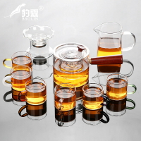 豹霖透明玻璃功夫茶具套裝家用品高端茶壺喝茶杯泡茶器辦公室會客