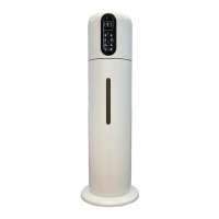 智能新款家用大容量加濕器落地式大霧量上抽水超聲波UV空氣霧化器 110V