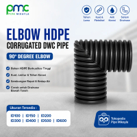 Elbow HDPE Corrugated DWC Pipe 90 degree elbow