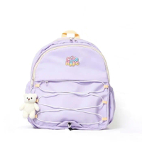 SUPER Backpack - Tas Besar Muat Laptop 15.6 Inch - Ransel Kanvas Waterrepellent untuk Sekolah - Coco