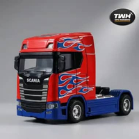 TWH DIECAST TRUCK TRANSFORMERS SCANIA - HEAD UNIT - Bahan Head Unit Metal - Mainan Pajangan Koleksi 