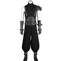 FF7 Remake Cloud Strife Cosplay Costume Men's Outfit Suits