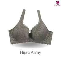 Chelyne BH Brukat Busa Tipis Big Size VB025 Dengan Kawat Penyangga - BH Jumbo Daily Bra 38/46 Cup C.