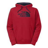 美國百分百【The North Face】帽T 連帽 TNF T恤 北臉 長袖 厚棉 紅色 深藍 M號 B955