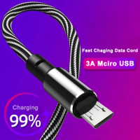 30W Micro USB Fast Charging Data Cable For Samsung Galaxy S5 ,Sony, PS4, Driving Recorder Android Phone USB A Male To Micro B