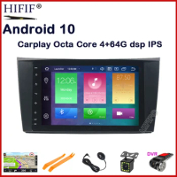 8" DSP IPS Android 10 4G Car GPS For Mercedes Benz E-class W211 E200 E220 E300 E350 E240 E270 E280 W219 no dvd player