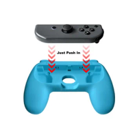 Controller Grips TPU Soft Cover For Nintendo Switch Joy Cons Left Right Silicone ABS Handle Grips Protective Case Fundas