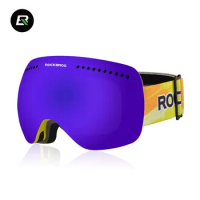 Rockbros Frameless Snowboard Goggles Real Lens Skiing Polarized Glasses Custom Ski Goggle No Frame Color Box RB-10086 1 Piece