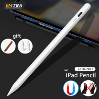For iPad Pencil 1 2 Gen Palm Rejection Apple Pencil Stylus Pen 2018-2023 Pro Air Mini 5 6 iPad Accessories Includes Nib And Case