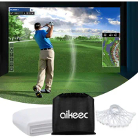 Golf Simulator Impact Screen Display Projector Screen for Golf Training, Indoor Ultra Clear Golf Impact Screen