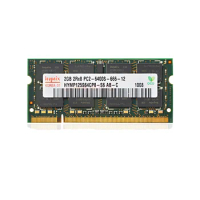 Dual Channel SDRAM RAM 2GB 2Rx8 PC2-6400S-666-12-HYMP125S64CP8-S 200Pin 1.8V SODIMM Ram 2 GB Memory Module For Laptop / Notebook