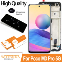6.5'' IPS Display For Xiaomi Poco M3 Pro 5G LCD M2103K19PG M2103K19PI Touch Poco M3 Pro 5G Screen Digitizer Panel Assembly