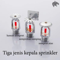 Fire Sprinkler Pendent 1/2 Inch 68C Brass Sprinkler Head