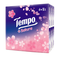 TEMPO - 迷你紙巾-櫻花味限量版18包裝