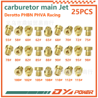 25PCS Carburetor M6 Fuel Injector 55 # -115 # Main jet Derotto BN VA